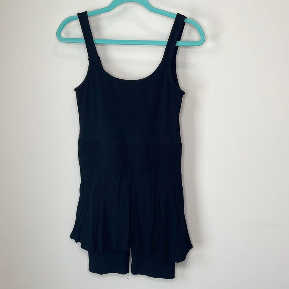 FP Movement Charcoal Ribbed Jumper Onesie